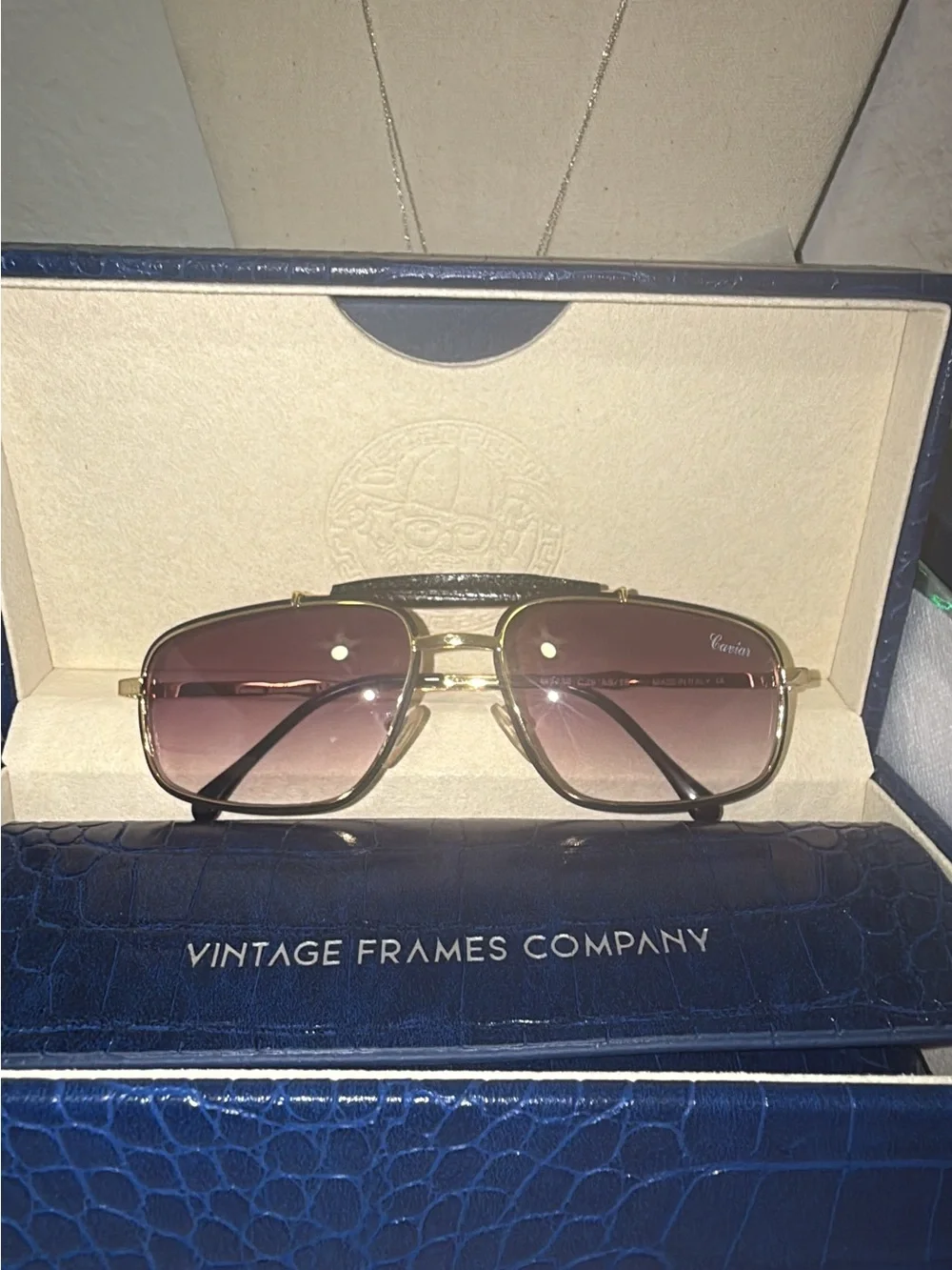 Caviar vintage sunglasses caviar collection ULTRA M3736 new in case